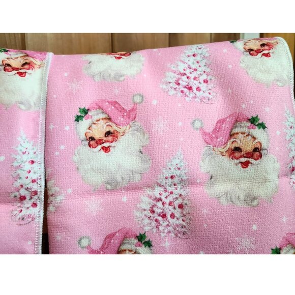 Santa Kitchen Towels Christmas Decor Holiday Xmas Decorations Hand Dish Cloths - Picture 8 of 10